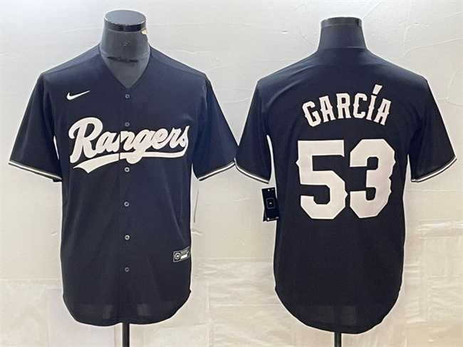 Men's Texas Rangers #53 Adolis Garcia Black Cool Base Stitched Baseball Jersey,We sell and wholesale Men's Texas Rangers #53 Adolis Garcia Black Cool Base Stitched Baseball Jersey on line form chian!